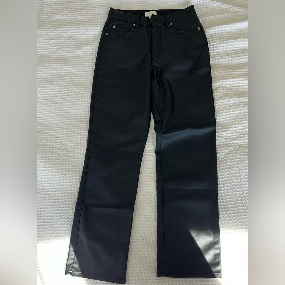 H&M Leather Pants Size 6